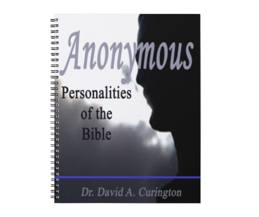 ANONYMOUS PERSONALITIES OF THE BIBLE (Adult/Teen)